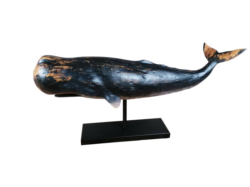 Wal-Deko-Figur-auf-Standfu-Blau-MN-MT-9006