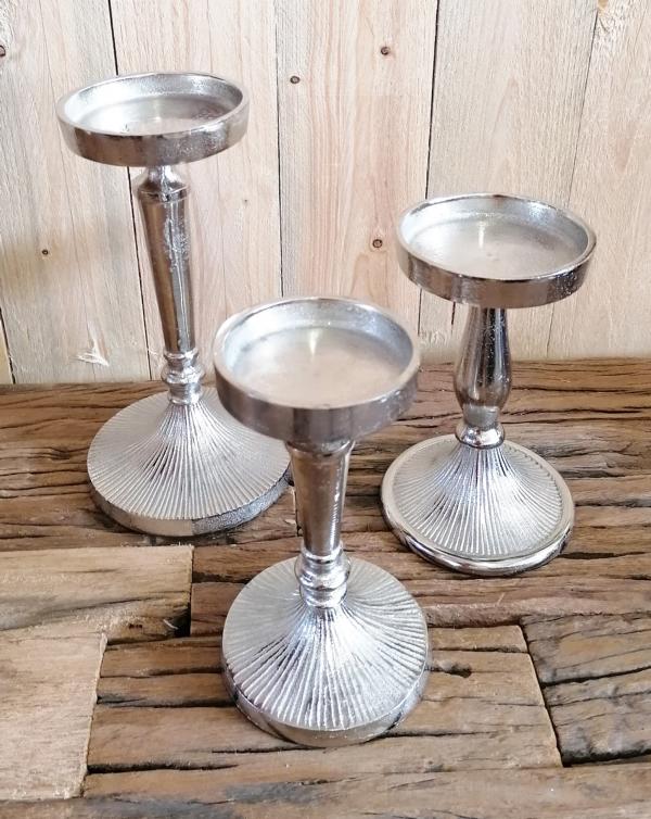 Kerzenst-nder-SIlber-Aluminium-3er-Set-MN-KS-8037-8038-8039-2