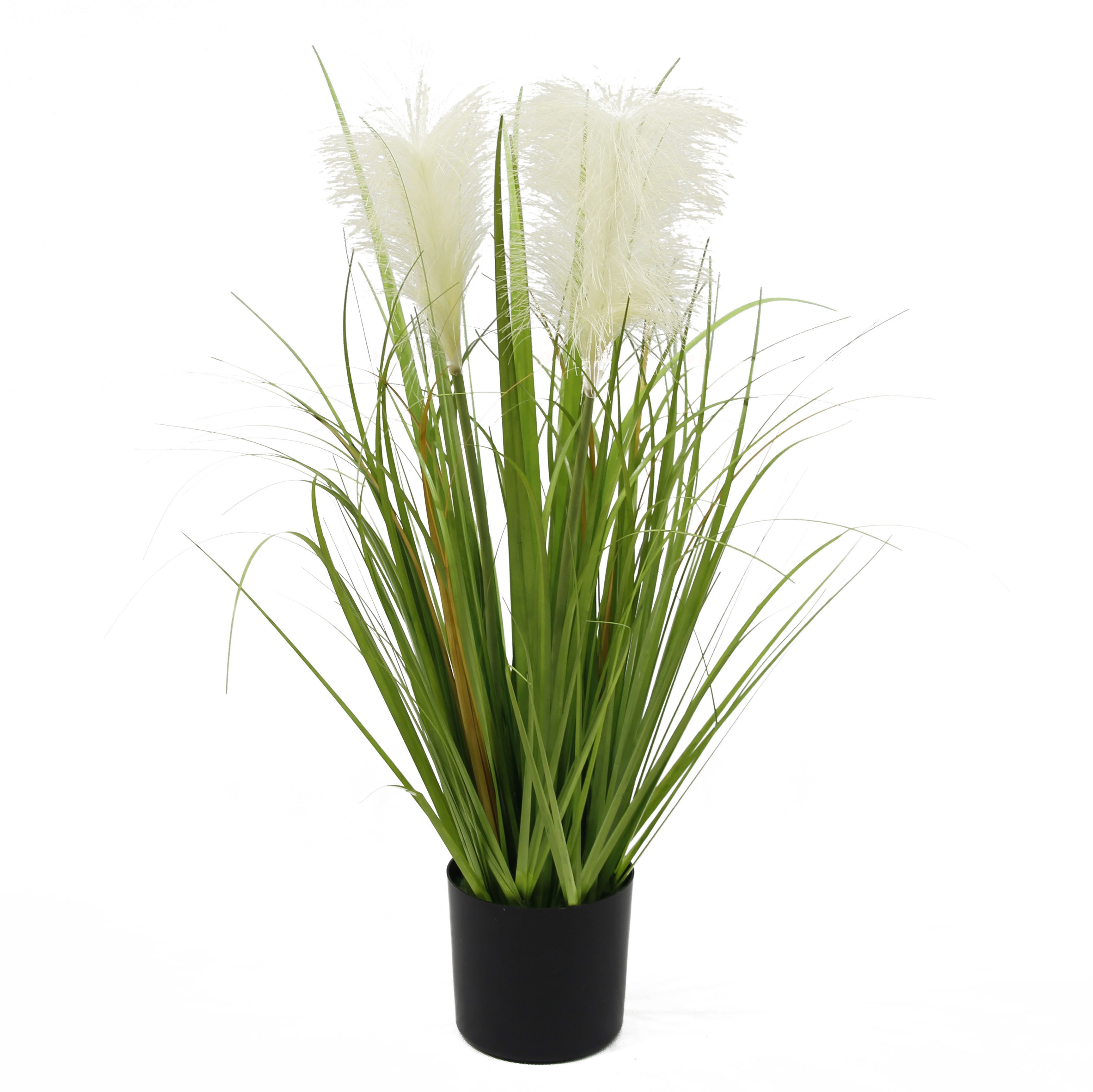 Künstliches Gras Kunstgras Deko Kunstpflanze 60 cm Künstliche Gräser Gras Kunstgras mit Topf für dein Zuhause