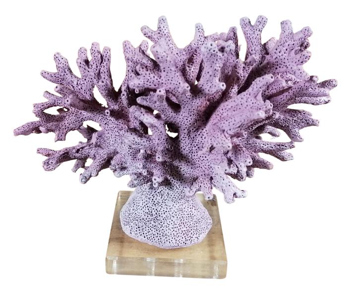 Koralle-Statue-Figur-gro-lila-MN-MT-9010-7 Deko Koralle Maritime Statue