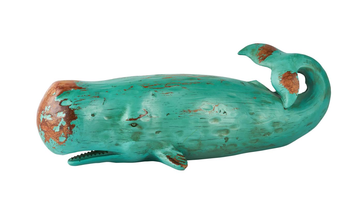 Wal-blau-01d5TBGUeRoEFK6 Wal Deko Figur aus Polyresin
