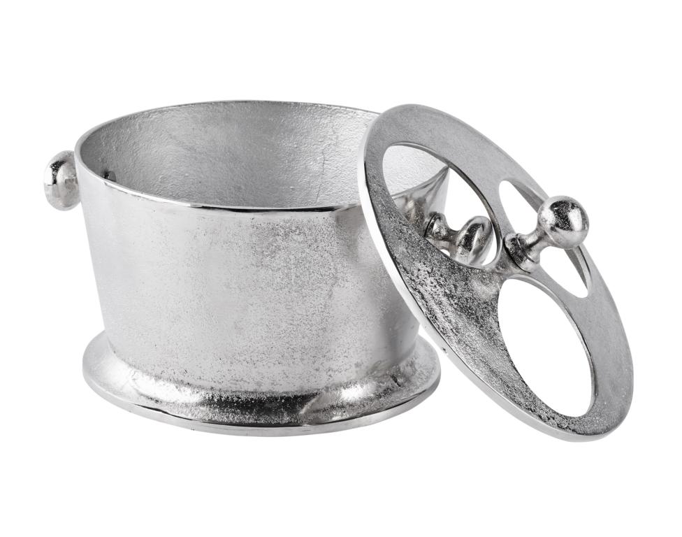 Flaschenkühler Kühler für Flaschen Sekt Wein oder Champagner Silber Aluminium (Metall) Flaschenkühler Kühler für Flaschen Sekt Wein oder Champagner Silber Aluminium (Metall)