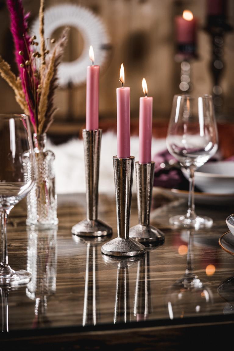 MN_Ambiente_12_11_2021-18 Kerzenständer Silber 2er Set aus Aluminium