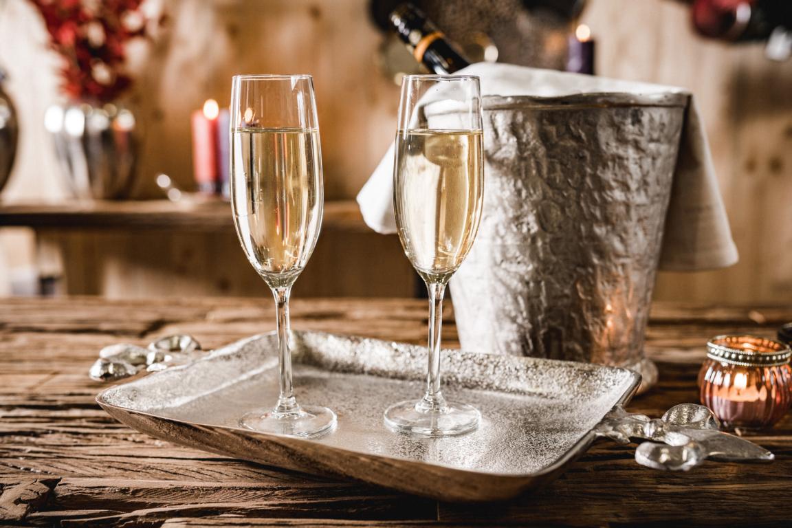 Flaschenkühler Kühler für Flaschen Sekt Wein oder Champagner Silber Aluminium (Metall) Flaschenkühler Silber Aluminium