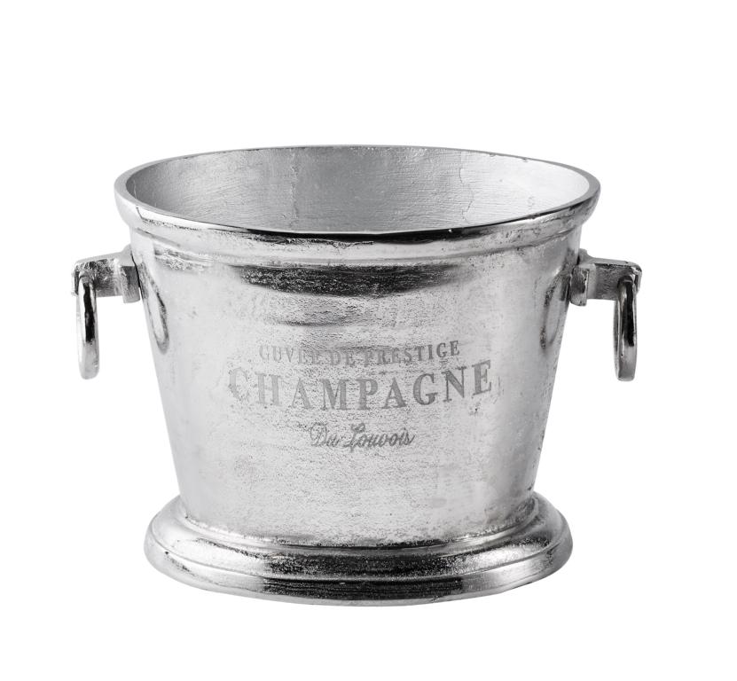 K-hler_01_b Champagnerkühler Silber aus Metall (Aluminium)