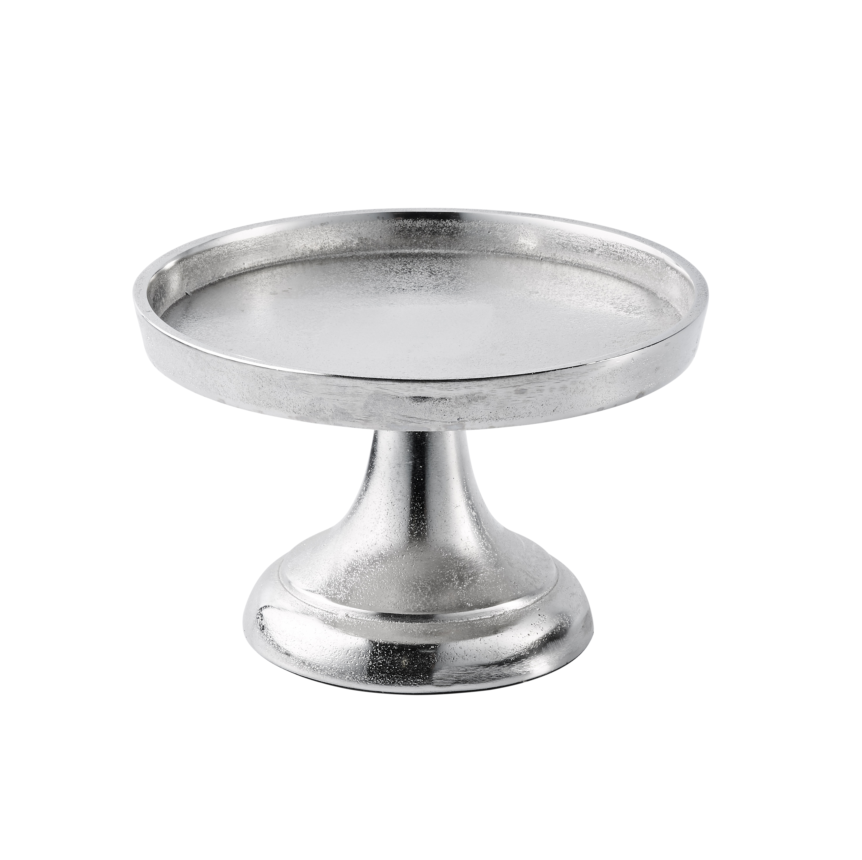 Etagere Silber aus Aluminium (Metall) Kuchenständer Etagere Rund Silber aus Metall