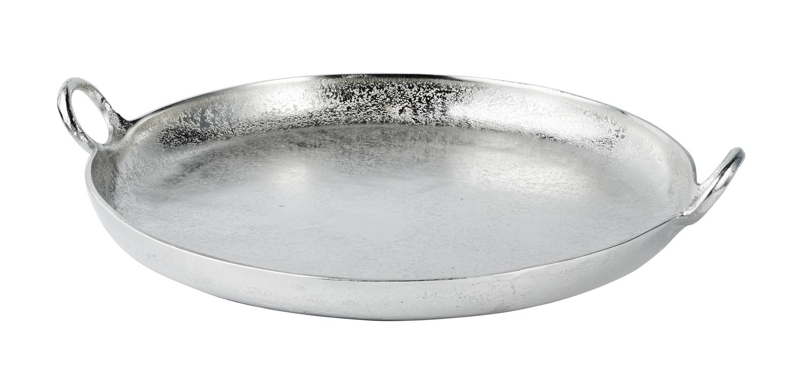 Tablett_rund_03_1 Tablett Groß Rund in der Farbe Silber aus Metall