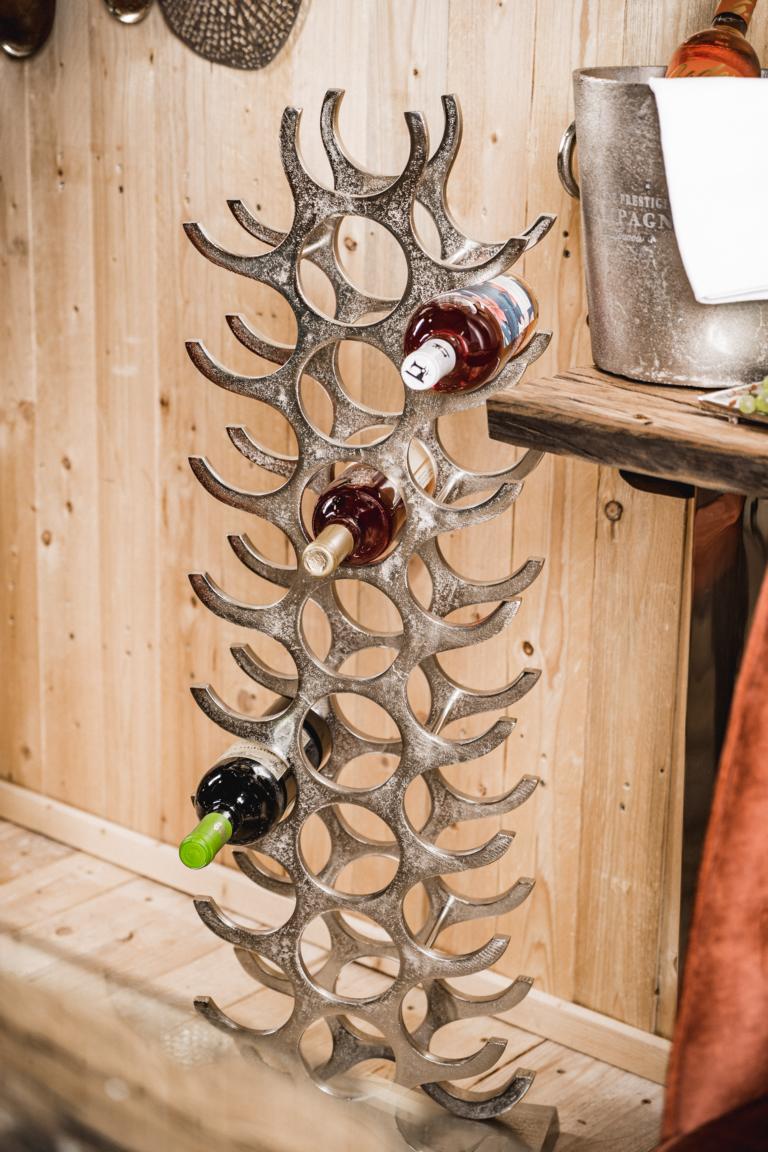 MN_Ambiente_20_09_2021-00076 Weinregal Flaschenregal Silber aus Metall Groß 27 Flaschen