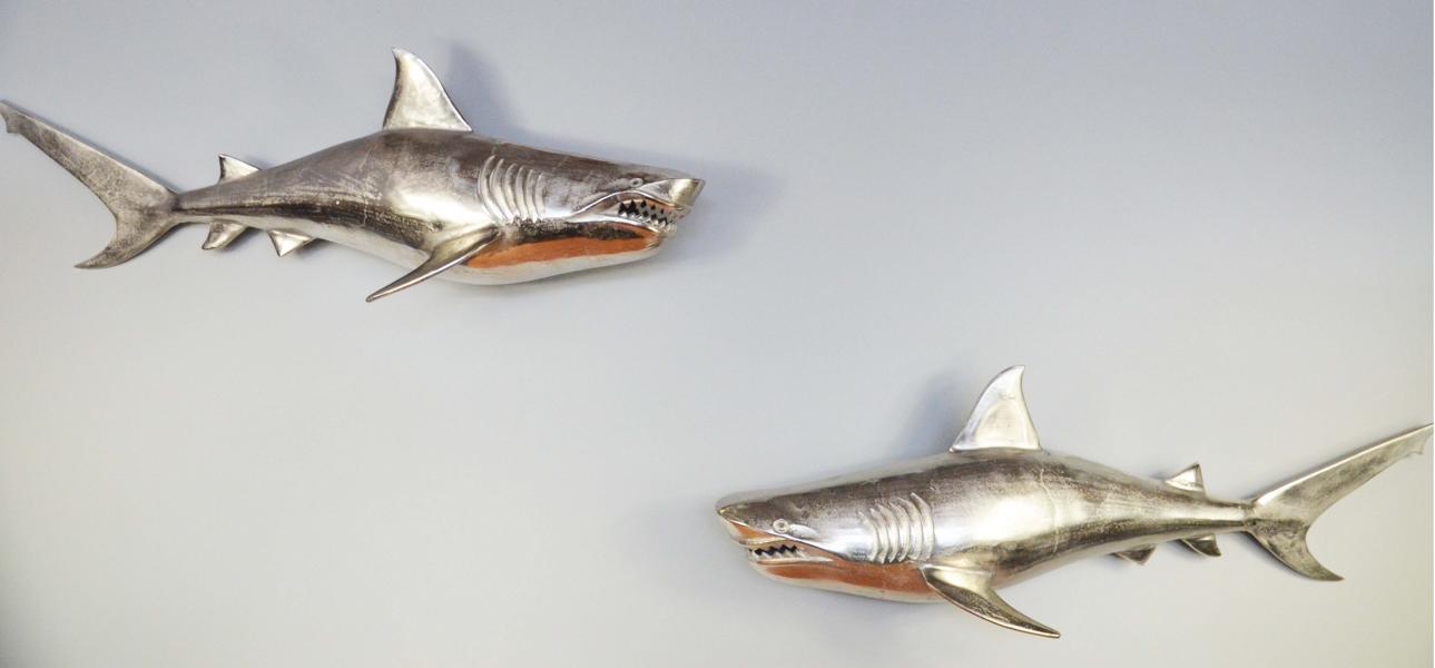 Haie57d1774cec4ae Hai Wanddeko Wanddekoration Silber Aluminium Metall