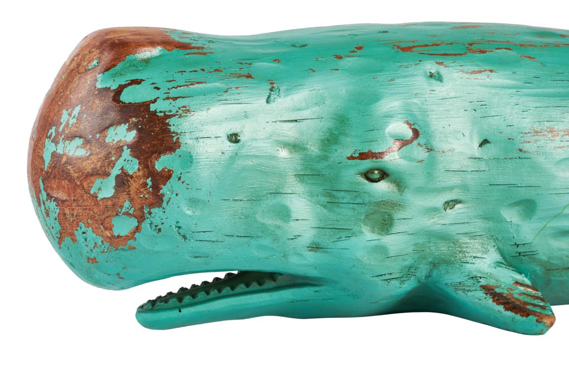Wal-blau-06 Wal Deko Figur aus Polyresin