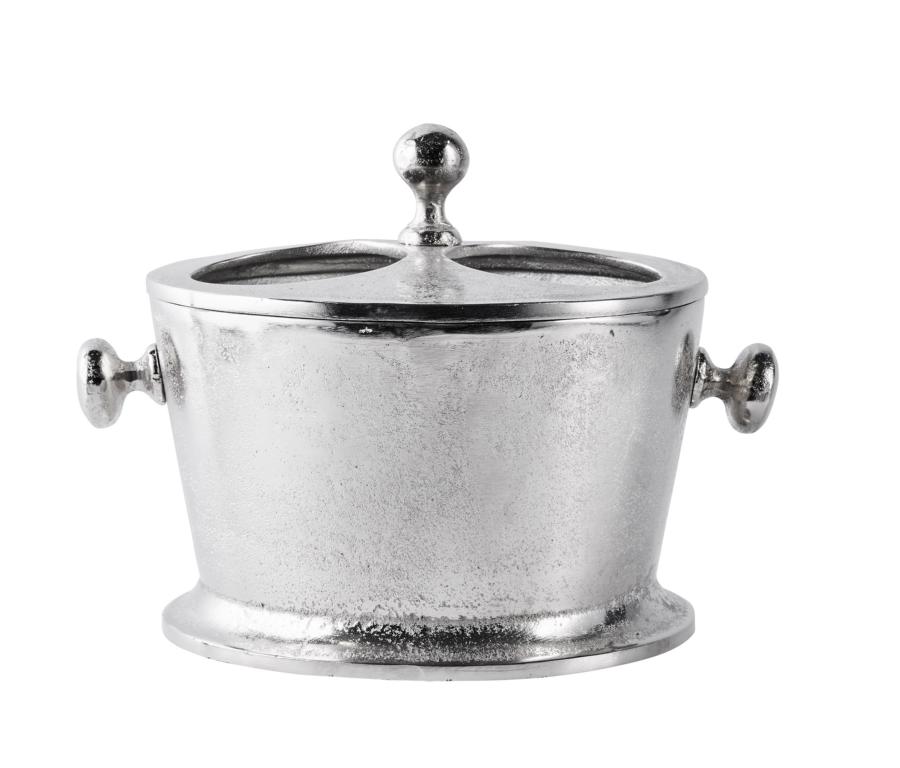 K-hler_04_c Flaschenkühler Kühler für Flaschen Sekt Wein oder Champagner Silber Aluminium (Metall)