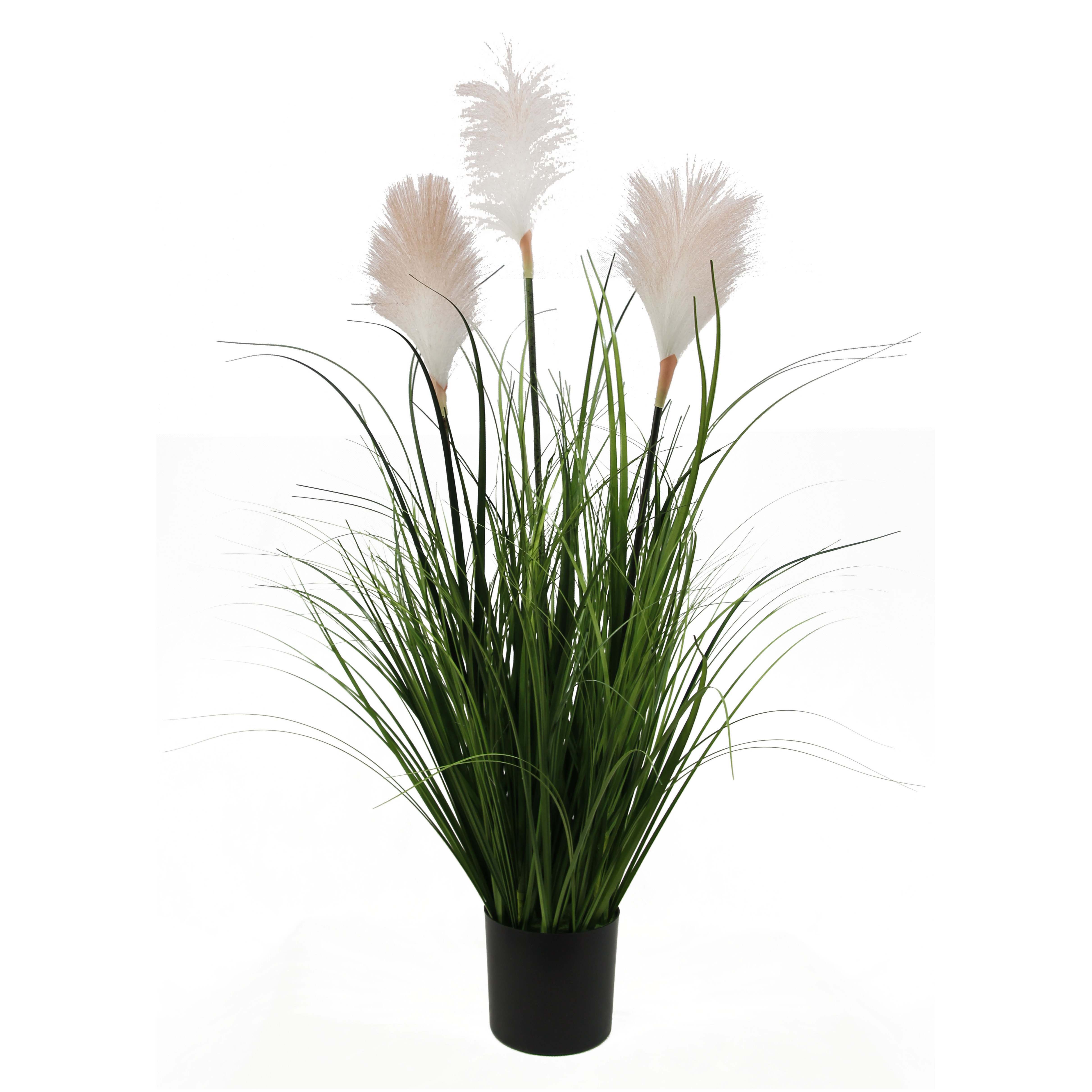 Künstliches Gras Kunstgras Deko Kunstpflanze 90 cm Künstliche Gräser Gras Kunstgras mit Topf für dein Zuhause