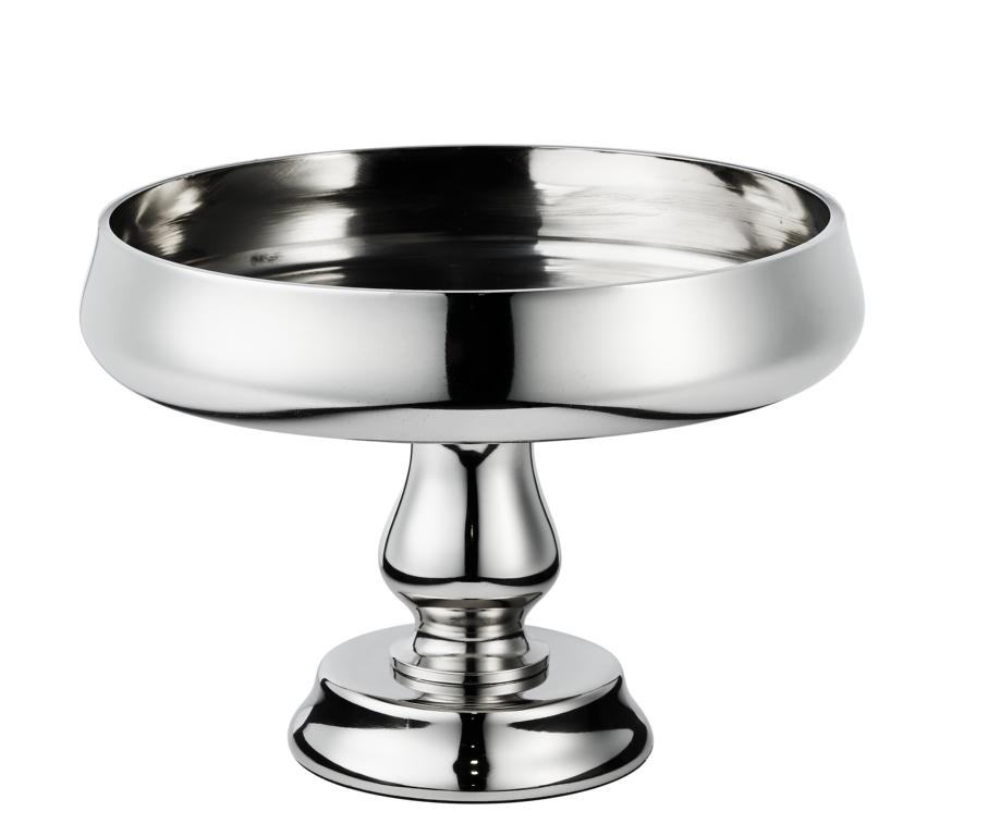 Schale_poliert_01_160af573ee854f Schale Silber Rund auf Standfuß aus Metall