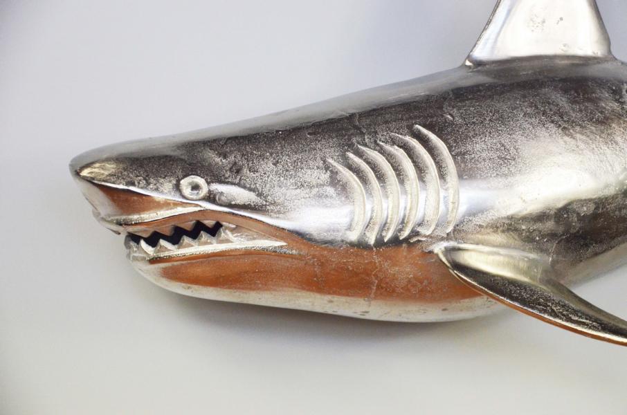 Hai-7 Hai Wanddeko Wanddekoration Silber Aluminium Metall