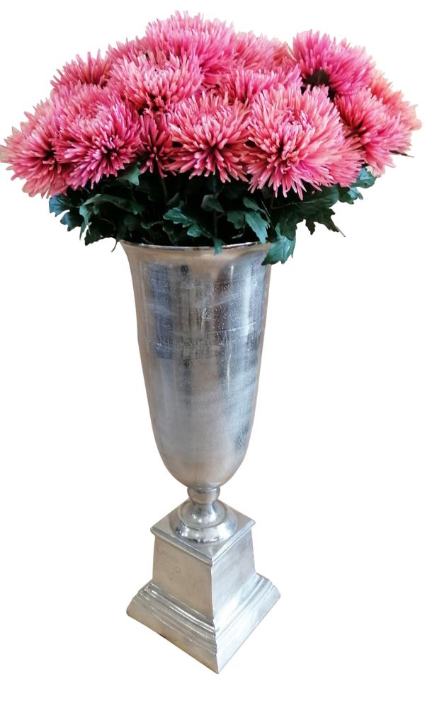 Vase-Pokalvase-Silber-XXL-Metall-Aluminium-MN-VA-1048-25f43ef677f1df