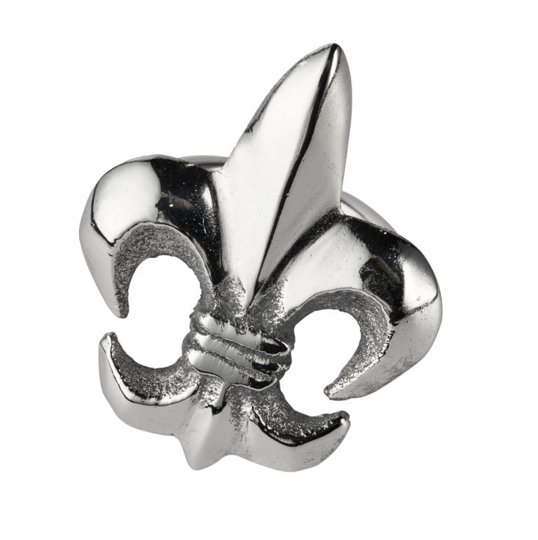 Serviettenringe 6er Set in Silber aus Metall