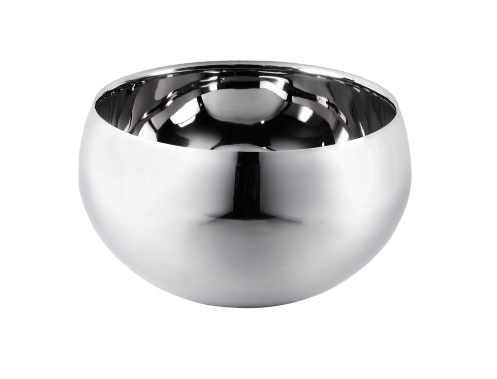 K-hler-rund Champagnerkühler Flaschenkühler Doppelwandig Edetsahl Silber