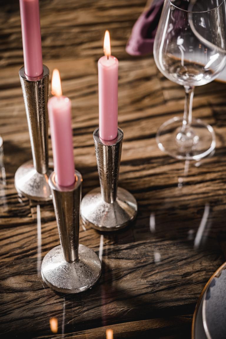 MN_Ambiente_12_11_2021-22 Kerzenständer Silber 2er Set aus Aluminium