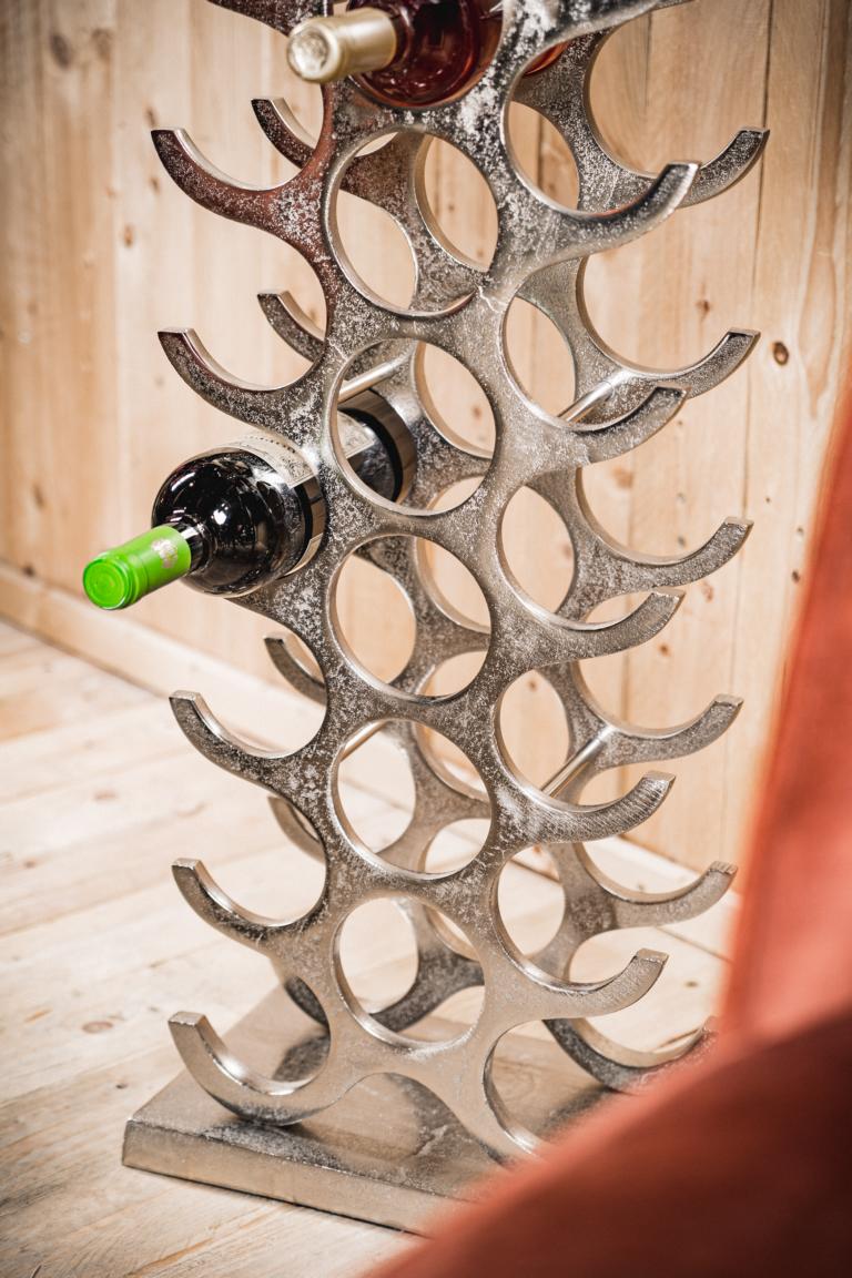 MN_Ambiente_20_09_2021-00077 Weinregal Flaschenregal Silber aus Metall Groß 27 Flaschen