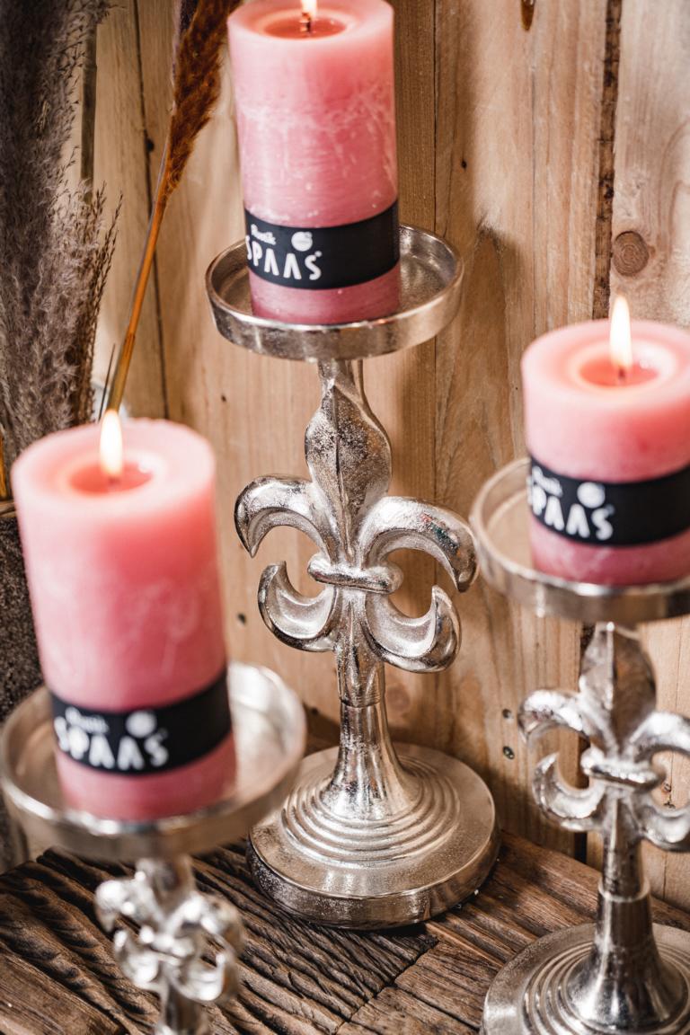 MN_Ambiente_01_10_2021-00022 Kerzenständer Lilie Silber 3er Set aus Metall