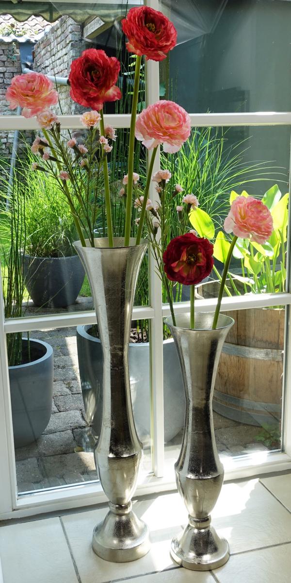 Bodenvase XL Silber in 2 Größen online kaufen