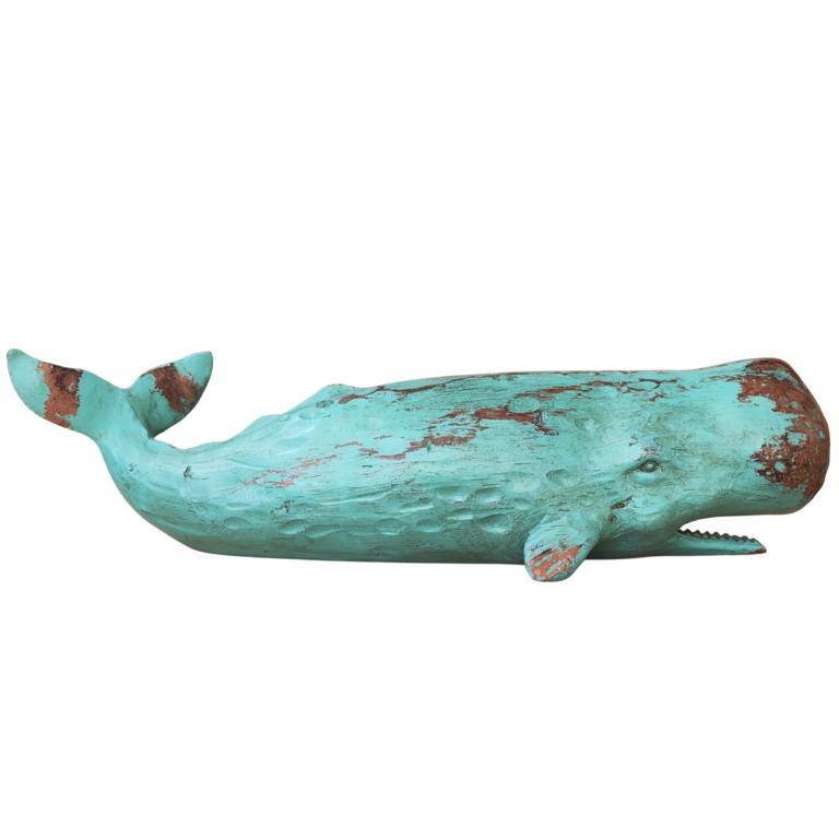 Wal Figur liegend 40x12.8x11.5 cm